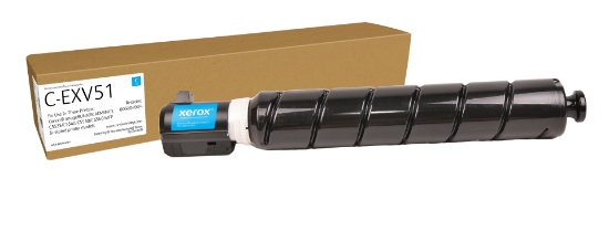 Afbeeldingen van Everyday™ Cyaan Remanufactured Toner van Xerox compatible met Canon C-EXV51 (0482C002), Standaard capaciteit