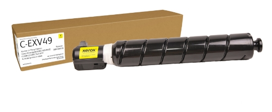Picture of Everyday™ Yellow Remanufactured Toner by Xerox compatible with Canon C-EXV49 (8527B002), Standard capacity