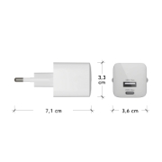 Image de dbramante1928 CH18EUWH7095 chargeur d'appareils mobiles Universel Blanc Secteur Intérieure