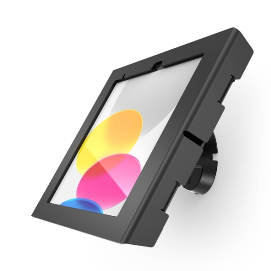 Picture of Compulocks iPad 10th-11th (A16) Gen, Apex Enclosure Bow Tilting Wall Mount - Black