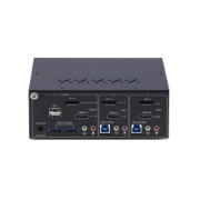 Afbeeldingen van StarTech.com 2-Port Dual-Monitor DisplayPort en HDMI KVM Switch, 4K 60Hz, 1x HDMI & 1x DP Monitor, 2-Port USB Hub, 5Gbps, 2x USB HID Ports, TAA Compliant