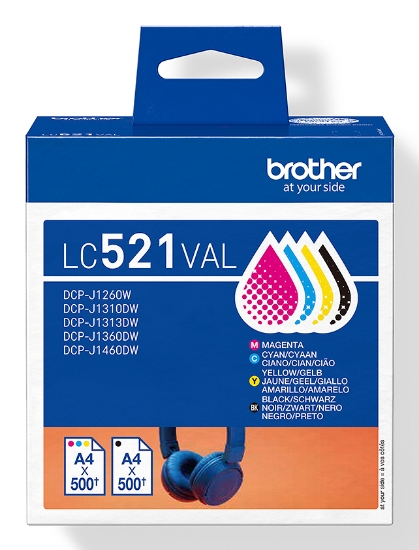 Image de Brother LC521VAL Cartouche d'encre originale de - multipack