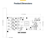 Image de StarTech.com Carte PCIe USB-C 4 Ports, USB 3.2 10 Gbit/s, Carte d'Extension PCI Express USB-C, 4 Contrôleurs USB Indépendants, Carte PCIe USB Type-C, Windows/Linux/macOS, Conforme TAA