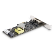 Image de StarTech.com Carte Réseau PCIe à 1 Port 2,5 Gbps NBASE-T, Intel® I225-V, Carte Réseau pour Ordinateur à Port Unique, Carte Réseau Ethernet MultiGigabit, Carte LAN Serveur PCI Express