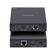 Afbeeldingen van StarTech.com HDMI KVM Extender Over IP Netwerk, 4K 60Hz, Zonder Drivers, HDMI en USB Over Ethernet/CAT6, AVoIP, Zender en Ontvanger Kit, Inclusief Montagekits