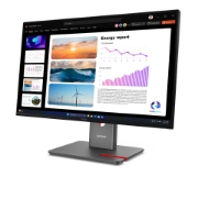 Image de Lenovo ThinkVision P24Q-40 LED display 60,5 cm (23.8") 2560 x 1440 pixels Quad HD LCD Noir
