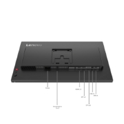 Image de Lenovo ThinkVision P24Q-40 LED display 60,5 cm (23.8") 2560 x 1440 pixels Quad HD LCD Noir