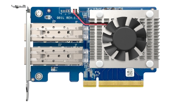 Afbeeldingen van QNAP Dual-port 10GbE SFP+ netwerkuitbreidingskaart