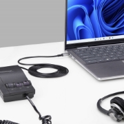 Afbeeldingen van StarTech.com USB-C naar RJ9 Adapter voor Bureau Handset of Bedrade/Draadloze Koptelefoon, Gebruik bestaande telefoonapparatuur, 1,8m, Voor Laptop/Desktop Computer/Mobiel