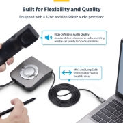 Afbeeldingen van StarTech.com USB-C naar RJ9 Adapter voor Bureau Handset of Bedrade/Draadloze Koptelefoon, Gebruik bestaande telefoonapparatuur, 1,8m, Voor Laptop/Desktop Computer/Mobiel