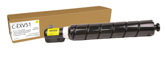 Afbeeldingen van Everyday™ Geel Remanufactured Toner van Xerox compatible met Canon C-EXV51 (0484C002), Standaard capaciteit