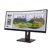 Afbeeldingen van Lenovo ThinkVision T34WD-40 LED display 86,4 cm (34") 3440 x 1440 Pixels Wide Quad HD Zwart