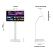 Image de LG 32U889SA écran plat de PC 80 cm (31.5") 3840 x 2160 pixels 4K Ultra HD LCD Écran tactile Blanc