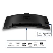 Picture of Philips 3000 series 34B2U3600CH/00 computer monitor 86.4 cm (34") 3440 x 1440 pixels Wide Quad HD LCD Black