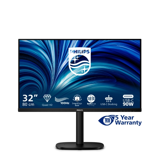 Afbeeldingen van Philips 32B2U3601/00 computer monitor 80 cm (31.5") 2560 x 1440 Pixels Quad HD LCD Zwart