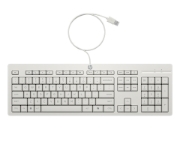 Picture of HP 225 Wired Mouse and KB G2 CWH Belgium - English localization AZERTY - Maus - AZERTY keyboard Mouse included Office USB White