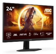 Image de AOC G4 24G4HRE écran plat de PC 60,5 cm (23.8") 1920 x 1080 pixels Full HD LED Noir, Rouge