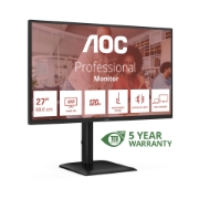 Image de AOC E4 Q27E4CV écran plat de PC 68,6 cm (27") 2560 x 1440 pixels Quad HD LED Noir