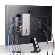 Afbeeldingen van StarTech.com Triple-Monitor USB4 Docking Station, 4K 60Hz HDMI of DisplayPort, 100W Laptop Charging, 2.5GbE, USB-C Multi-Monitor Dock, Zonder Drivers