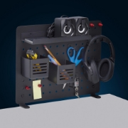 Picture of StarTech.com 1612B-DESK-PEGBOARD desk organizer set 1 pc(s)