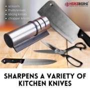 Picture of Herzberg Cylinder Stainless Steel Manual Knife sharpener