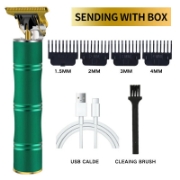 Picture of Herzberg HG-04104: Rechargeable Professional Electric Haircut Trimmer - Bamboo Green
