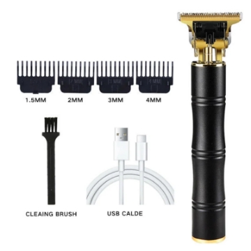 Show details for Herzberg HG-04111: Rechargable Professional Electric Haircut Trimmer - Black Picture of Herzberg HG-04111: Rechargable Professional Electric Haircut Trimmer - Black