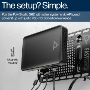 Picture of Poly Studio G62 Video Conferencing System With Mounting Plate Kit
