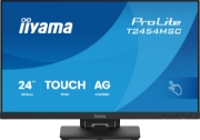 Picture of iiyama ProLite 24” InCell PCAP 10pt touchscreen monitor featuring IPS panel technology, Anti-Glare coating and a flexible stand
