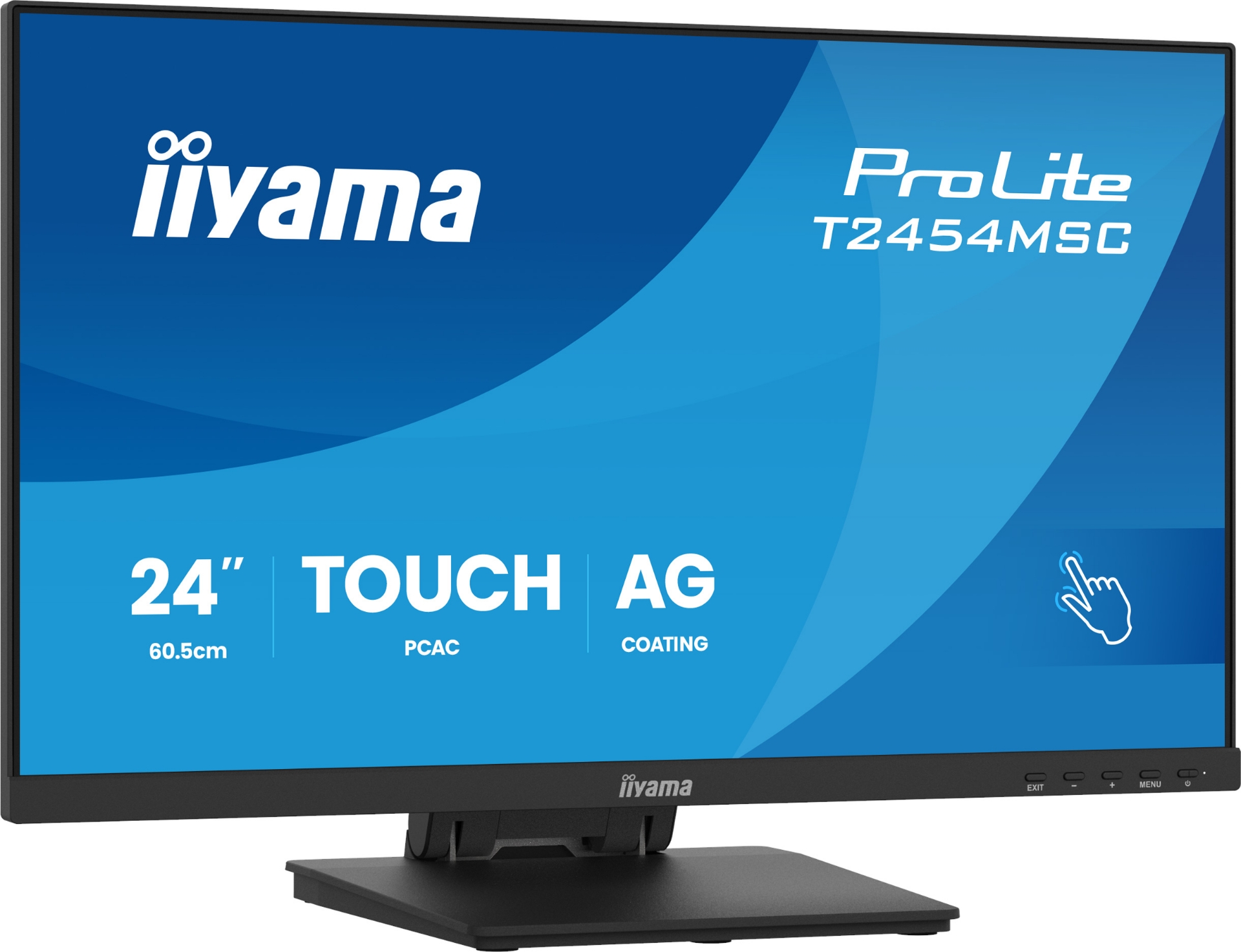 iiyama ProLite 24” InCell PCAP 10pt touchscreen monitor featuring IPS ...