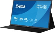 Picture of iiyama ProLite 15.6″ portable Full HD IPS monitor with USB‑C, built‑in speakers & leather cover