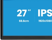 Picture of iiyama ProLite 27” IPS Full HD panel with 4-side slim bezel with B energy class