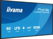 Picture of iiyama 50" 4K UHD Professional Digital Signage 24/7 display featuring Android OS, FailOver and Intel® SDM slot