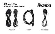 Picture of iiyama 50" 4K UHD Professional Digital Signage 24/7 display featuring Android OS, FailOver and Intel® SDM slot