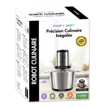 Show details for Comfy Nest CN-BLD3: 1000W Multi-Functional Food Processor - 3L Picture of Comfy Nest CN-BLD3: 1000W Multi-Functional Food Processor - 3L