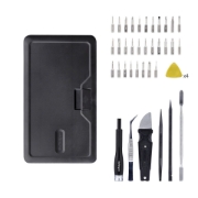 Picture of StarTech.com 40-Piece Computer Repair Toolkit for Laptop/PC/Electronics/Phone, 30-Bit Precision Screwdriver Set, Removable Lid with Magnetic Pad, Prying Tools