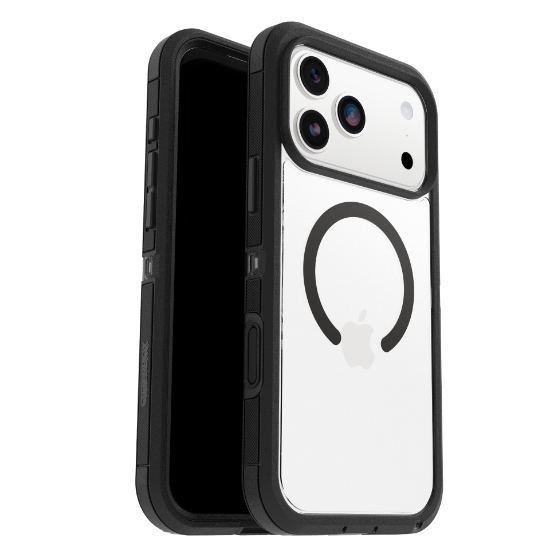 Picture of OtterBox Defender Pro XT Clear Camera Control Apple iPhone 17 Pro Max Dark Side - clear/black - ProPack