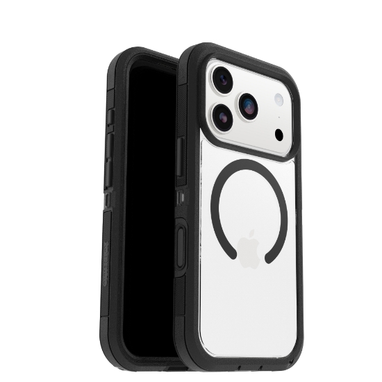 Picture of OtterBox Defender Pro XT Clear Camera Control Apple iPhone 17 Pro Dark Side - clear/black