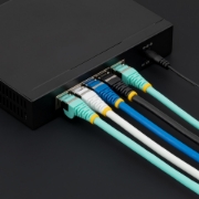Picture of StarTech.com 10m CAT6a Ethernet Cable - Aqua - Low Smoke Zero Halogen (LSZH) - 10GbE 500MHz 100W PoE++ Snagless RJ-45 w/Strain Reliefs S/FTP Network Patch Cord