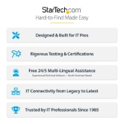 Afbeeldingen van StarTech.com 15m CAT8 Netwerkkabel, Wit, Snagless RJ45, 25G/40G, 2000MHz, 100W PoE++, S/FTP, 26AWG 100% Pure Koperdraad, LSZH, Shielded Ethernet Kabel met Trekontlasting, Fluke Channel Getest