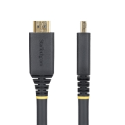 Picture of StarTech.com 35ft (10.6m) Active High Speed HDMI Cable with Gripping Connectors, 4K 60Hz/1440p 144Hz, HDR10/HDCP 2.2/ARC, 18Gbps, UHD HDMI 2.0 Cord for TV/Monitor/Display, TPE Jacket