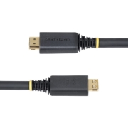 Picture of StarTech.com 35ft (10.6m) Active High Speed HDMI Cable with Gripping Connectors, 4K 60Hz/1440p 144Hz, HDR10/HDCP 2.2/ARC, 18Gbps, UHD HDMI 2.0 Cord for TV/Monitor/Display, TPE Jacket