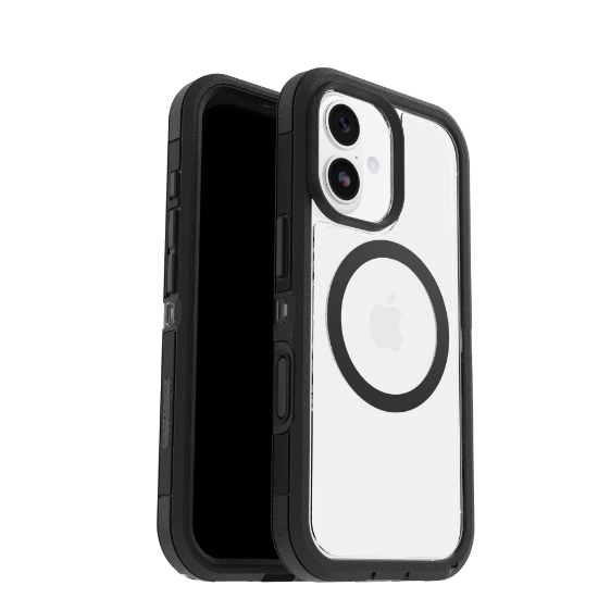 Picture of OtterBox Defender Pro XT Clear Series for Apple iPhone 17, transparent/black - No Retail Packaging