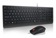 Afbeeldingen van Lenovo KB MICE_BO Essencial WR KBMS GB A1 toetsenbord Inclusief muis Universeel USB Brits Engels Zwart