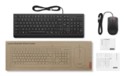 Afbeeldingen van Lenovo KB MICE_BO Essencial WR KBMS GB A1 toetsenbord Inclusief muis Universeel USB Brits Engels Zwart