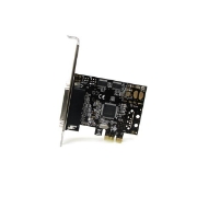 Afbeeldingen van StarTech.com 2S1P PCI Express Seriële Parallele Combokaart met Breakout-kabel