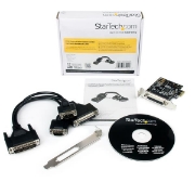 Afbeeldingen van StarTech.com 2S1P PCI Express Seriële Parallele Combokaart met Breakout-kabel