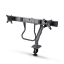 Picture of StarTech.com Desk Mount Dual Monitor Arm with Crossbar, Up To 27" Displays, VESA 75x75/100x100, Max 33lb/15kg, C-Clamp, Fully Articulating, Mechanical Spring, TAA