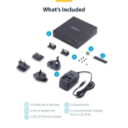 Afbeeldingen van StarTech.com HDMI Ontvanger Over IP Netwerk voor IH2006 Product Series, 4K 60Hz, HDMI over Ethernet/UTP, Zonder Drivers, AVoIP, Inclusief Montagekit, Enkel Onvanger