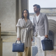 Picture of dbramante1928 Stelvio - 14" Slim Laptop Bag Recycled - Blue